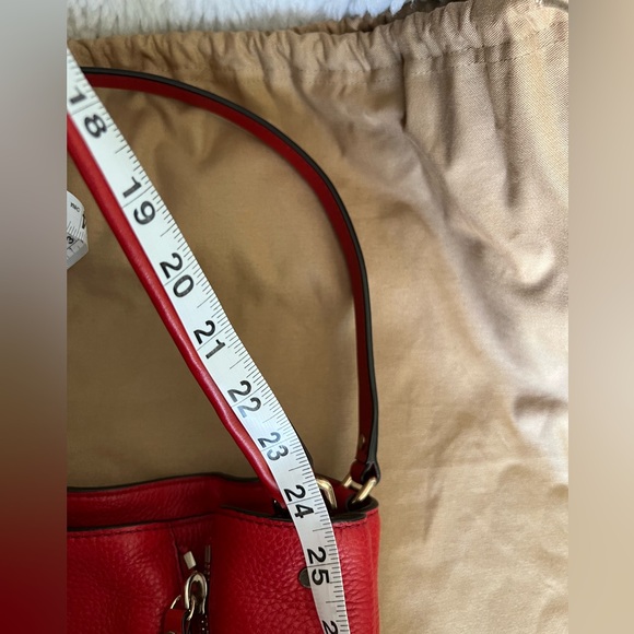 BURBERRY Maiden Tote Leather & House Check Canvas w/ Dust Bag. - Picture 16 of 17